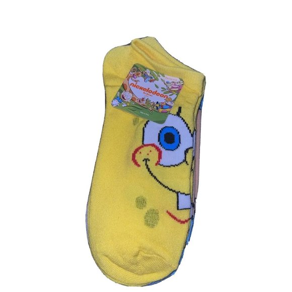 Nickelodeon Accessories - NICKELODEON NWT SPONGEBOB SQUAREPANTS Women's No-Show Socks Size 4-10 SIX PAIRS